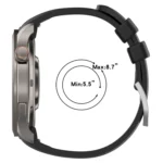 Vertical Texture Silicone Watch Band - Image 5