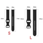 Butterfly 8-shaped Buckle Silicone Watch Band - Image 3
