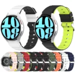 Two Color Horizontal Silicone Watch Band - Image 2
