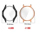 Full Coverage TPU Electroplated Watch Protective Case - Image 2