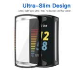 For Fitbit Charge 6 / 5 TPU Shell + Film Integrated Watch Protective Case - Image 2