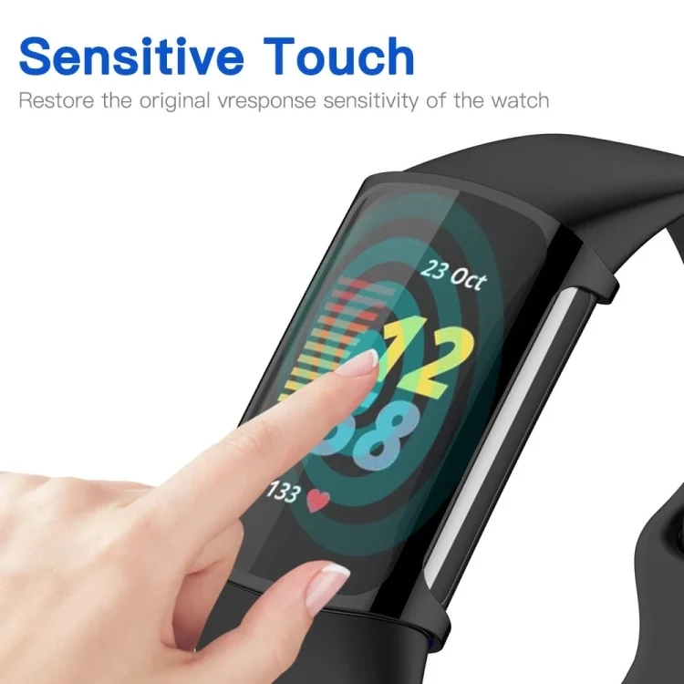 SYA0024227_B2.webp For Fitbit Charge 6 / 5 TPU Shell + Film Integrated Watch Protective Case - Image 3