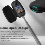 For Insta360 X3 / ONE X / X2 Thumb Camera Body Cover PU Protective Storage Bag - Image 4