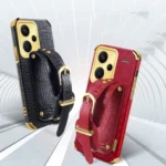 Electroplated Wrist Strap Crocodile Leather Back Phone Case, For Xiaomi Redmi Note 13 Pro+ - Image 4