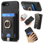 Retro Splitable Magnetic Card Bag Leather Phone Case, For iPhone 6 / 6s