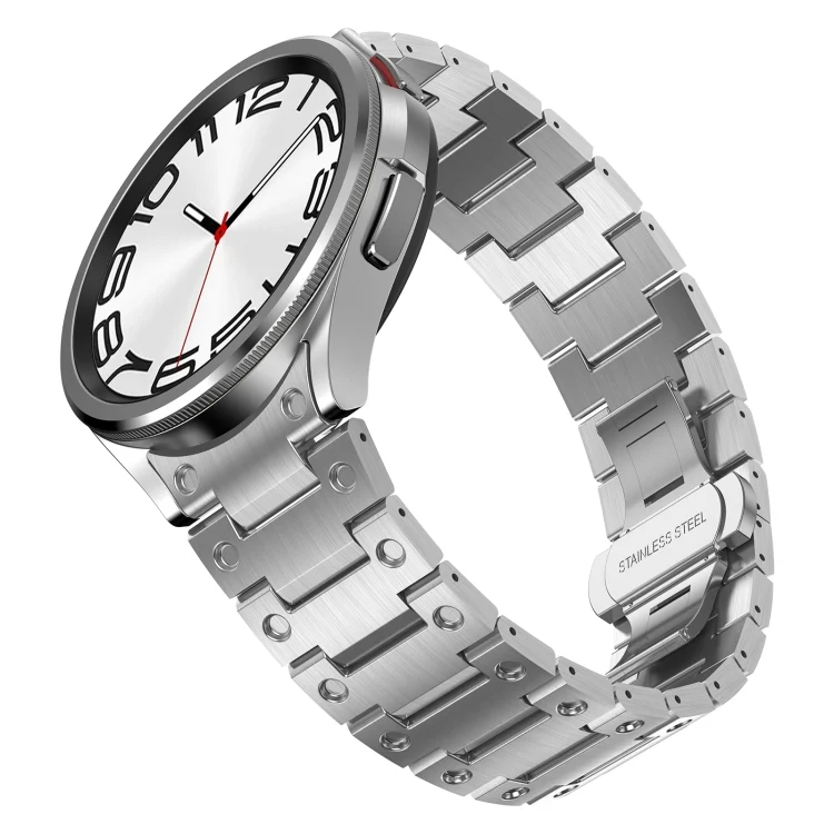 SYA002433001A_2.webp Dual Circle Curved Connection Stainless Steel Watch Band - Image 4