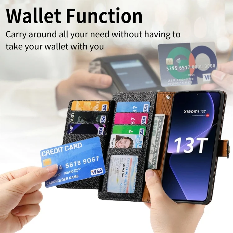 SYA0024373_B1.webp Love Zipper Lanyard Leather Phone Case, For Xiaomi 14 Pro, For Xiaomi 14, For Xiaomi Redmi 13C - Image 2