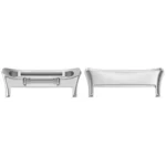 For Honor Watch 4 TMA-L19 1 Pair Metal Watch Band Connector