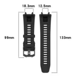 Solid Color Silicone Watch Band - Image 2