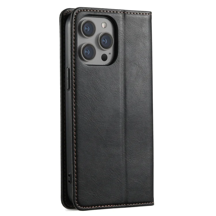 SYA002446101A_2.webp Suteni J02 Oil Wax Wallet Leather Phone Case, For iPhone 15 Pro Max, For iPhone 15 Pro, For iPhone 15 Plus, For iPhone 15 - Image 4