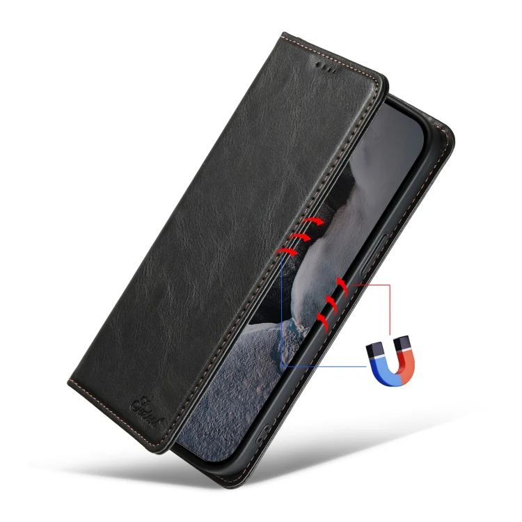 SYA002446101A_4.webp Suteni J02 Oil Wax Wallet Leather Phone Case, For iPhone 15 Pro Max, For iPhone 15 Pro, For iPhone 15 Plus, For iPhone 15 - Image 6
