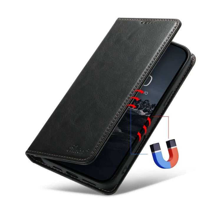 SYA002446127A_2.webp Suteni J02 Oil Wax Wallet Leather Phone Case, For iPhone 16 Pro Max, For iPhone 16 Pro, For iPhone 16 Plus, For iPhone 16 - Image 4