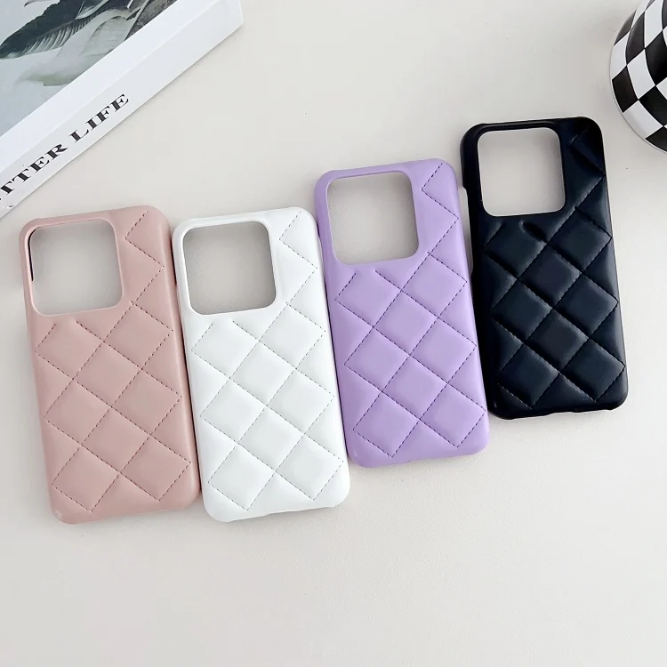 SYA002447202A_1.webp Rhombus All-inclusive Shockproof Phone Case, For Xiaomi 14 Pro, For Xiaomi 14 - Image 2