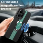 Magnetic Litchi Leather Back Phone Case with Holder, For Xiaomi Redmi Note 12 4G, For Xiaomi Civi 3, For Redmi Note 12 Pro 5G Global, For Xiaomi Redmi 12C, For Xiaomi Redmi K60 / K60 Pro... - Image 2