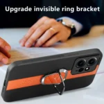 Magnetic Litchi Leather Back Phone Case with Holder, For Xiaomi Redmi Note 12 4G, For Xiaomi Civi 3, For Redmi Note 12 Pro 5G Global, For Xiaomi Redmi 12C, For Xiaomi Redmi K60 / K60 Pro... - Image 6
