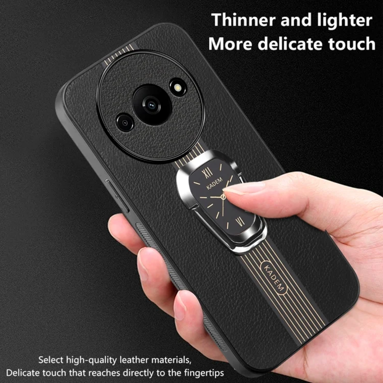 SYA002447833A_3.webp Magnetic Litchi Leather Back Phone Case with Holder, For Xiaomi Redmi A3, For Xiaomi 14 Ultra, For Xiaomi Redmi Note 13 / 13 Pro, For Xiaomi Redmi Note 13 Pro+, For Xiaomi Redmi K60 Ultra... - Image 4