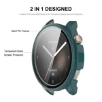 ENKAY Hat-Prince Full Coverage Tempered Glass Film Integrated PC Watch Case - Image 2