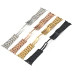 Stainless Steel H-Shaped Fold Buckle Watch Band, For Apple Watch Series 5 40mm, For Apple Watch Series 4 44mm, For Apple Watch Series 4 40mm, For Apple Watch Series 3 38mm... - Image 6