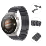 H-Shaped Folding Buckle Stainless Steel Metal Watch Band - Image 3