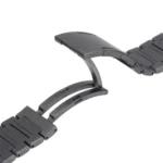 H-Shaped Folding Buckle Stainless Steel Metal Watch Band - Image 6