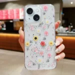Spring Garden Epoxy TPU Phone Case, For iPhone 15, For iPhone 14 Plus, For iPhone 14