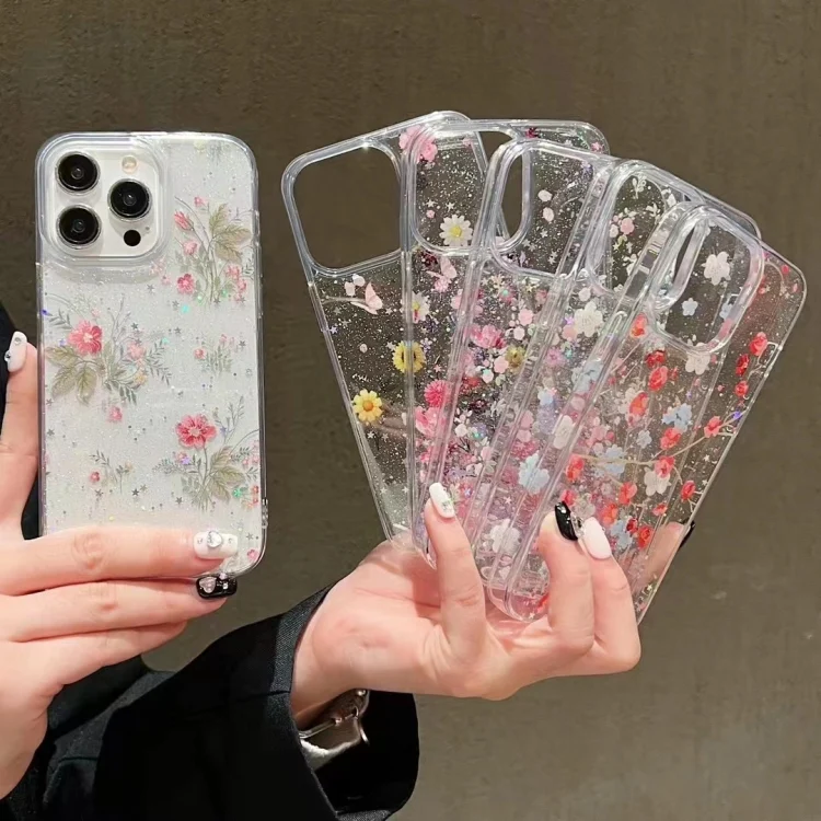 SYA0024573_B1.webp Spring Garden Epoxy TPU Phone Case, For iPhone 15 Pro Max, For iPhone 15 Pro, For iPhone 15 Plus - Image 2