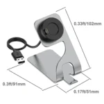 JUNSUNMAY For Garmin Venu 3 / Venu 3S USB Port Aluminum Alloy Watch Charger Holder, Length: 1.5m - Image 3
