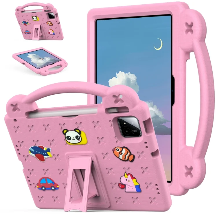 Handle Kickstand Children EVA Shockproof Tablet Case, For Xiaomi Pad 7 / 7 Pro 2024, For Xiaomi Redmi Pad SE 11 2023, For Xiaomi Redmi Pad SE 4G 8.7