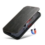 Suteni J05 Leather Magnetic MagSafe Phone Case, For iPhone 15 Pro, For iPhone 15 Plus, For iPhone 15 - Image 3