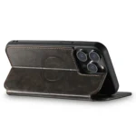 Suteni J05 Leather Magnetic MagSafe Phone Case, For iPhone 15 Pro, For iPhone 15 Plus, For iPhone 15 - Image 5
