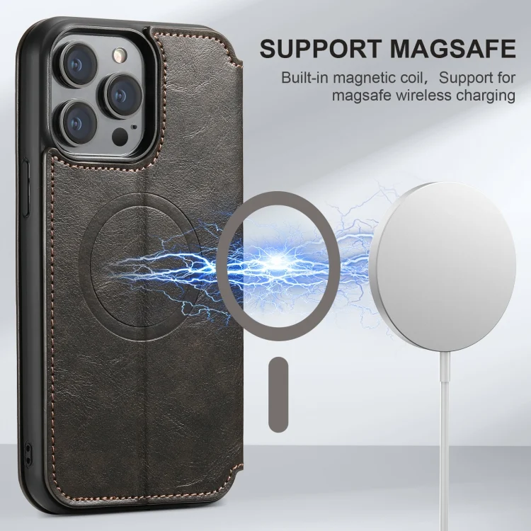 SYA002463408A_2.webp Suteni J05 Leather Magnetic MagSafe Phone Case, For iPhone 16 Pro Max, For iPhone 16 Pro, For iPhone 16 Plus, For iPhone 16, For iPhone 15 Pro Max - Image 4