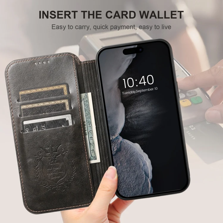 SYA002463408A_3.webp Suteni J05 Leather Magnetic MagSafe Phone Case, For iPhone 16 Pro Max, For iPhone 16 Pro, For iPhone 16 Plus, For iPhone 16, For iPhone 15 Pro Max - Image 5