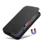 Suteni J06 Retro Matte Litchi Texture Leather MagSafe Phone Case, For iPhone 15 Plus, For iPhone 15 - Image 8