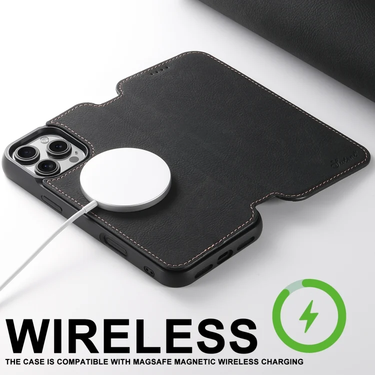 SYA002464808A_3.webp Suteni J06 Retro Matte Litchi Texture Leather MagSafe Phone Case, For iPhone 16 Pro Max, For iPhone 16 Pro, For iPhone 16 Plus, For iPhone 16, For iPhone 15 Pro Max, For iPhone 15 Pro - Image 6