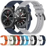 22mm Textured Silicone Solid Color Watch Band - Image 2