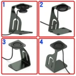 Aluminum Alloy Watch Charging Stand with Charger - Image 6