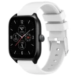 20mm Smooth Solid Color Silicone Watch Band