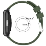 20mm Smooth Solid Color Silicone Watch Band - Image 5