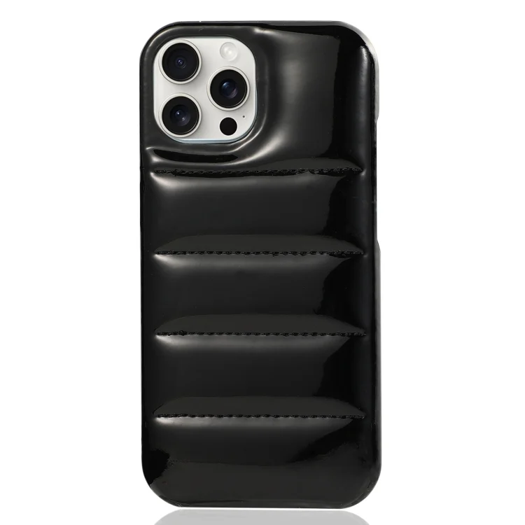 Laser Aurora Down Jacket All-inclusive Phone Case, For iPhone 15 Pro Max, For iPhone 15 Pro, For iPhone 15 Plus, For iPhone 15