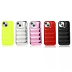 Laser Aurora Down Jacket All-inclusive Phone Case, For iPhone 12 Pro, For iPhone 11 - Image 2