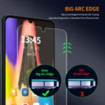 2pcs ENKAY 9H Big Arc Edge High Aluminum-silicon Tempered Glass Film, For Xiaomi Redmi 13R 5G, For Xiaomi Poco C65 / Redmi 13C, For Xiaomi Poco X6 Pro, For Xiaomi Poco X6... - Image 4