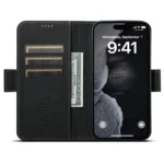 SUTENI J07 Multifunctional Horizontal Flip Magsafe Leather Phone Case, For iPhone 12 / 12 Pro - Image 4