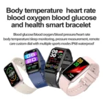 TK72 1.47 inch Color Screen Smart Watch, Support Heart Rate / Blood Pressure / Blood Oxygen / Blood Sugar Monitoring - Image 2