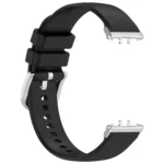 For Samsung Galaxy Fit 3 SM-R390 Metal Connector Liquid Glossy Silicone Watch Band - Image 9