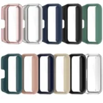 For Samsung Galaxy Fit 3 SM-R390 PC + Tempered Glass Film Integrated Watch Protective Case - Image 3