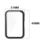 For Samsung Galaxy Fit 3 SM-R390 PC + Tempered Glass Film Integrated Watch Protective Case - Image 4