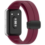 For Samsung Galaxy Fit 3 SM-R390 Magnetic Folding Buckle Silicone Watch Band - Image 7