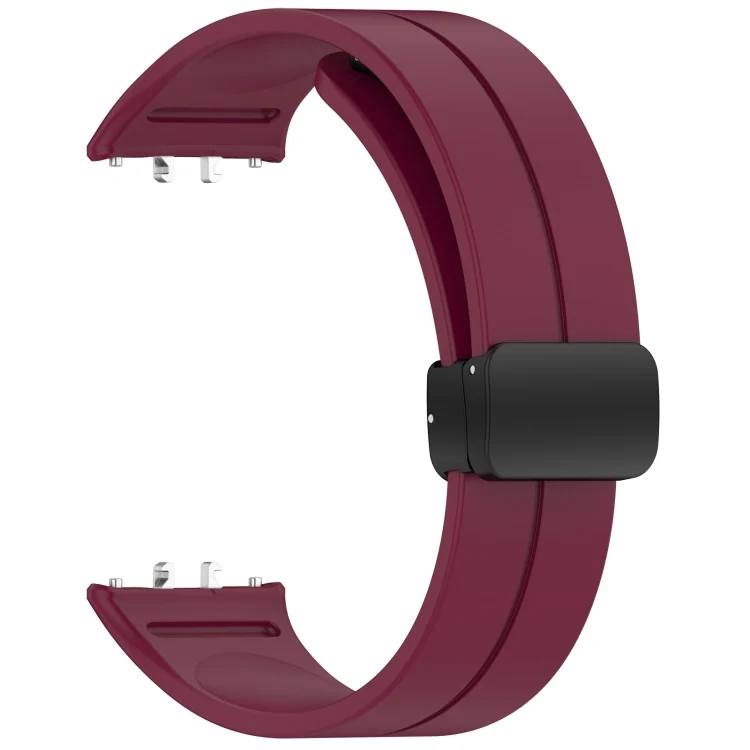 SYA002509201A_2.webp For Samsung Galaxy Fit 3 SM-R390 Magnetic Folding Buckle Silicone Watch Band - Image 8