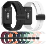 For Samsung Galaxy Fit 3 SM-R390 Magnetic Folding Buckle Silicone Watch Band - Image 3