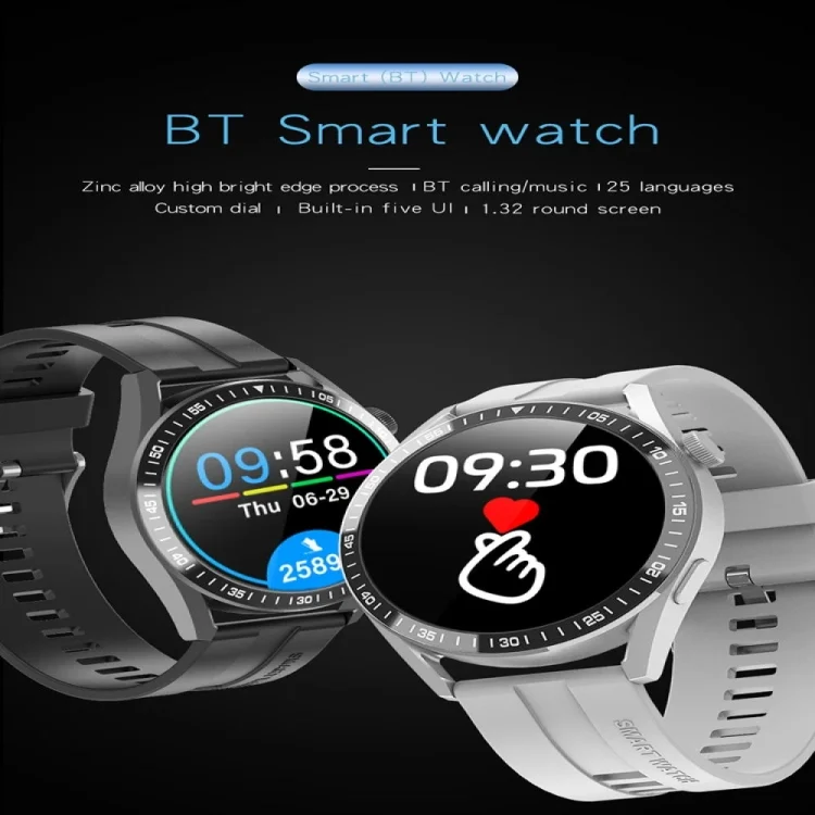 SYA0025108_B1.webp GT3 1.32 inch Color Screen Smart Watch, Support Bluetooth Call / Heart Rate / Blood Pressure / Blood Oxygen Monitoring - Image 2